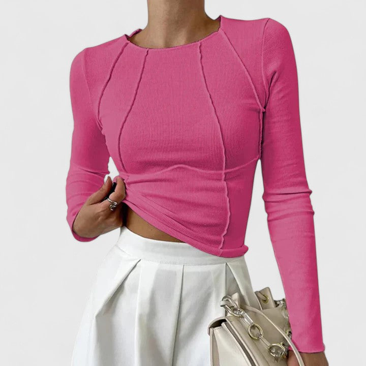 Rozminda - Comfortable Long Sleeve Top