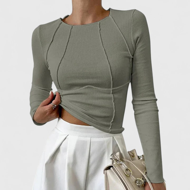 Rozminda - Comfortable Long Sleeve Top