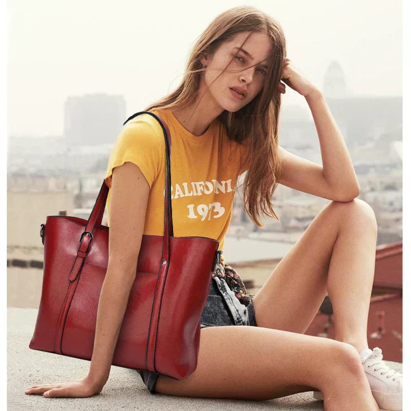 Kelly's Refined Elegance | Luxury Leather Bag